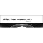 3D Object Viewer Opencart 1.5.4 +